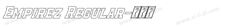 Empirez Regular字体转换
